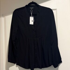Sophisticated Black Button Down Shirt for Women